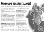 8 marsflygblad - första sidan