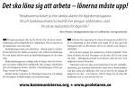 Avtalsflygblad - andra sidan