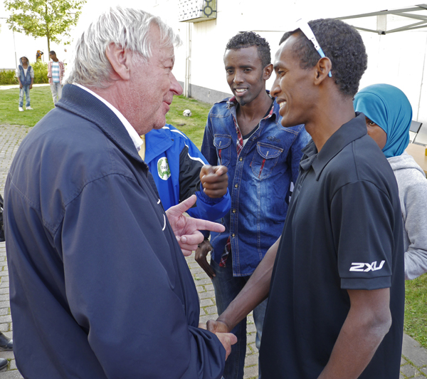 Bengt Frejd och Mustafa Mohamed.