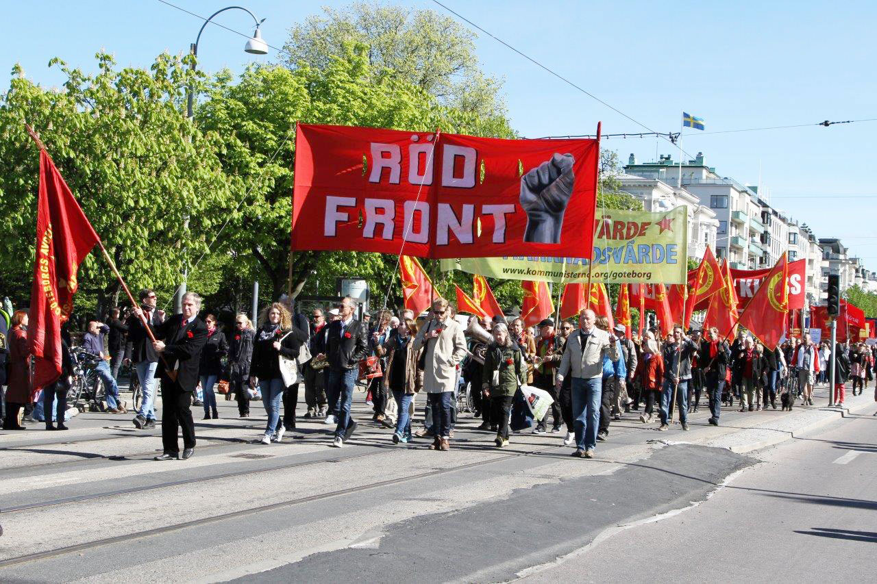 Röd Front-demonstrationen i Göteborg