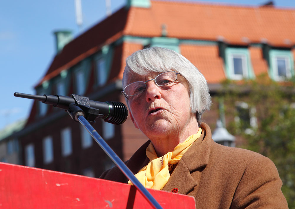 Vera Peterson talar i Halmstad
