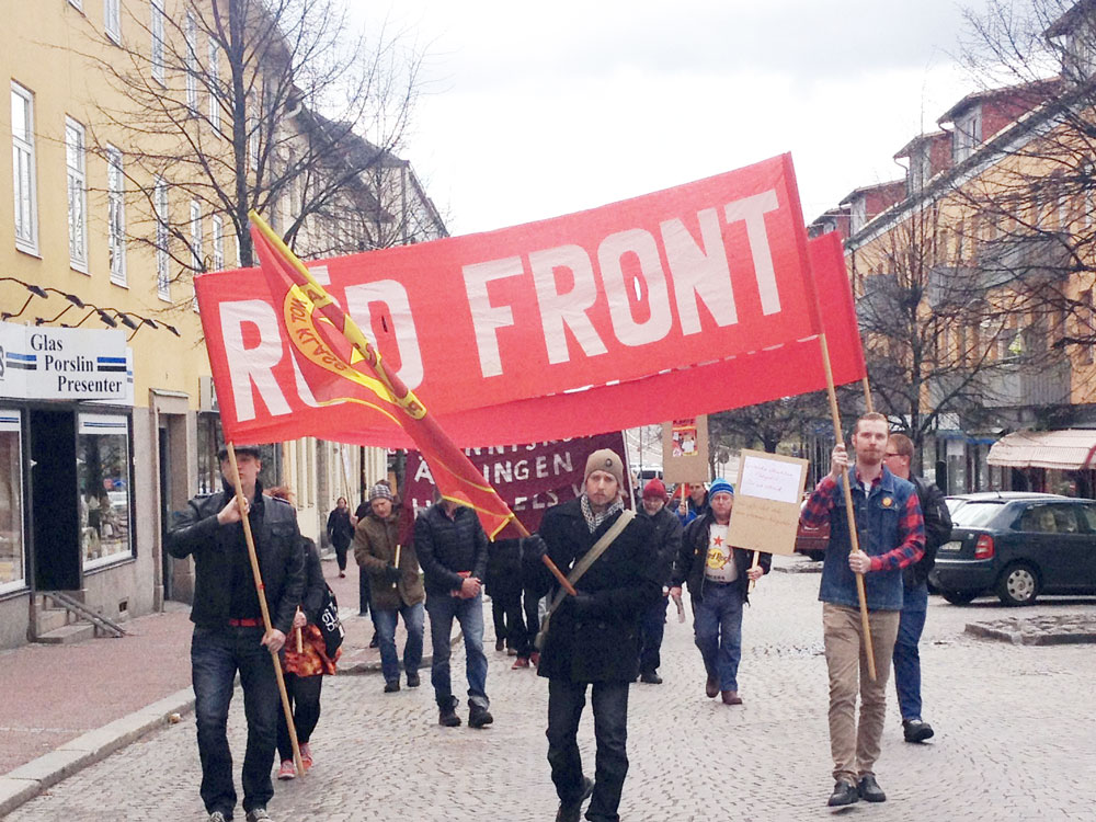 Röd Front-demonstrationen i Ludvika