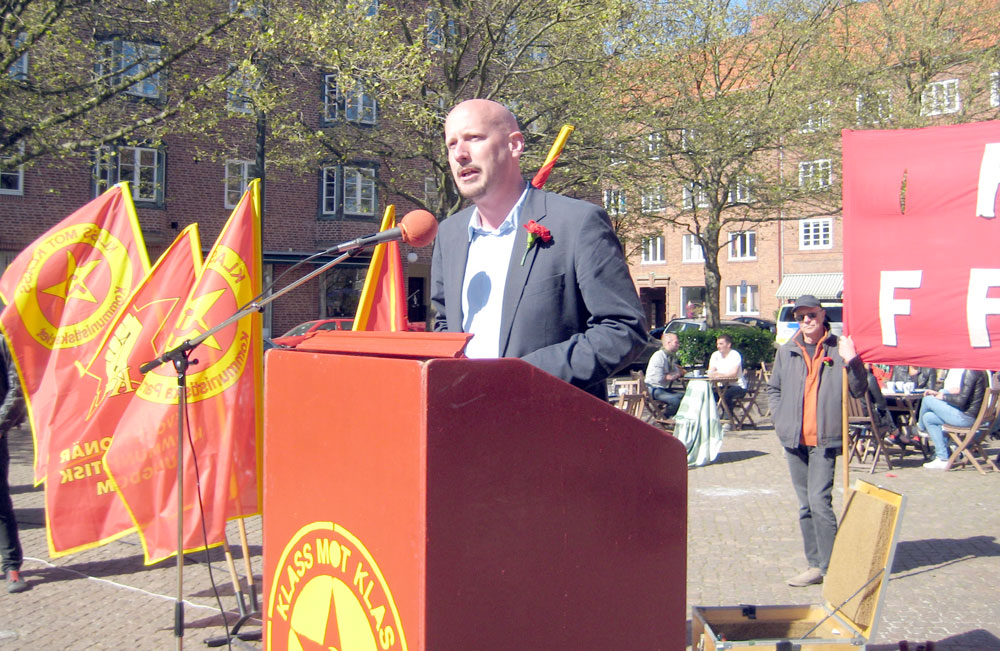 Robert Mathiasson talar i Malmö