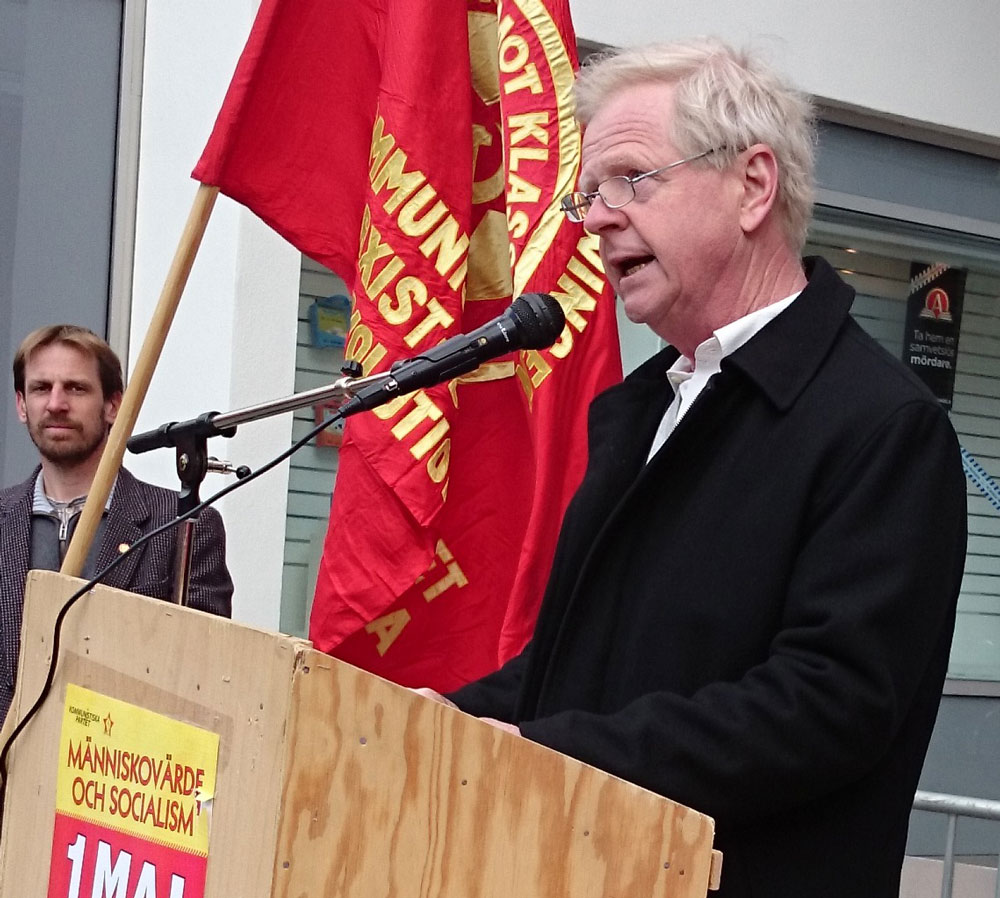 Anders Carlsson talar i Norrköping