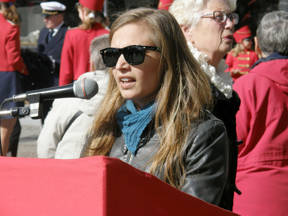 Hannah Ascher talar i Uddevalla
